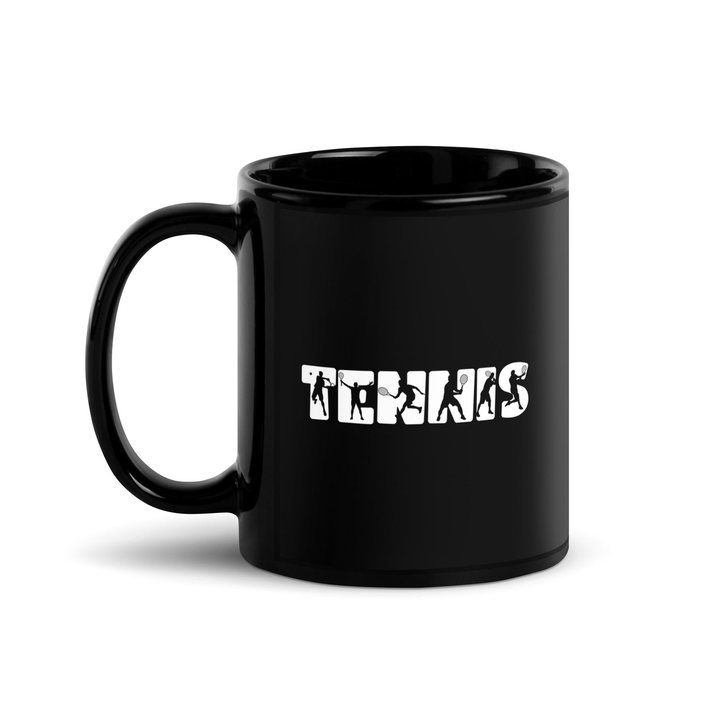 Tennisplayer | Tasse schwarz