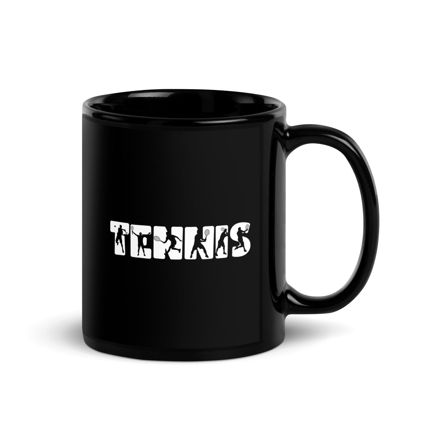 Tennisplayer | Tasse schwarz