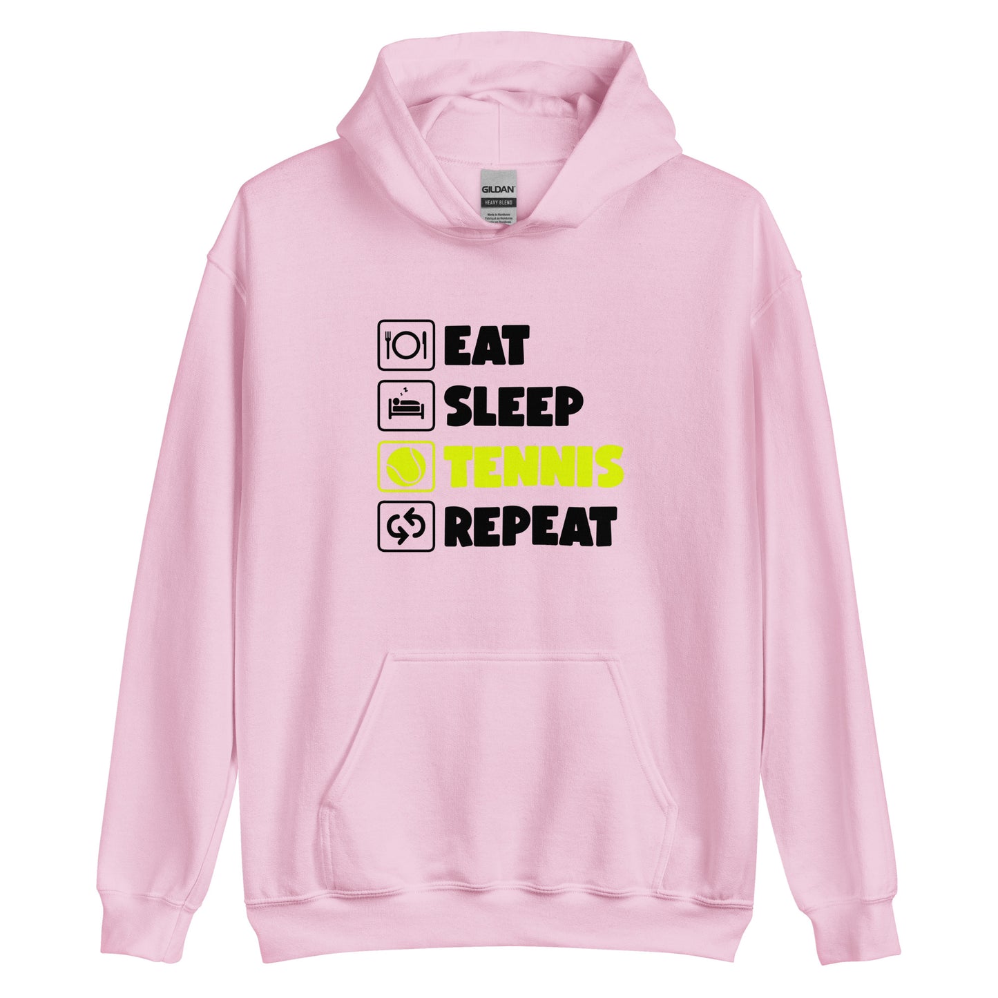 eat sleep tennis | Hoodie