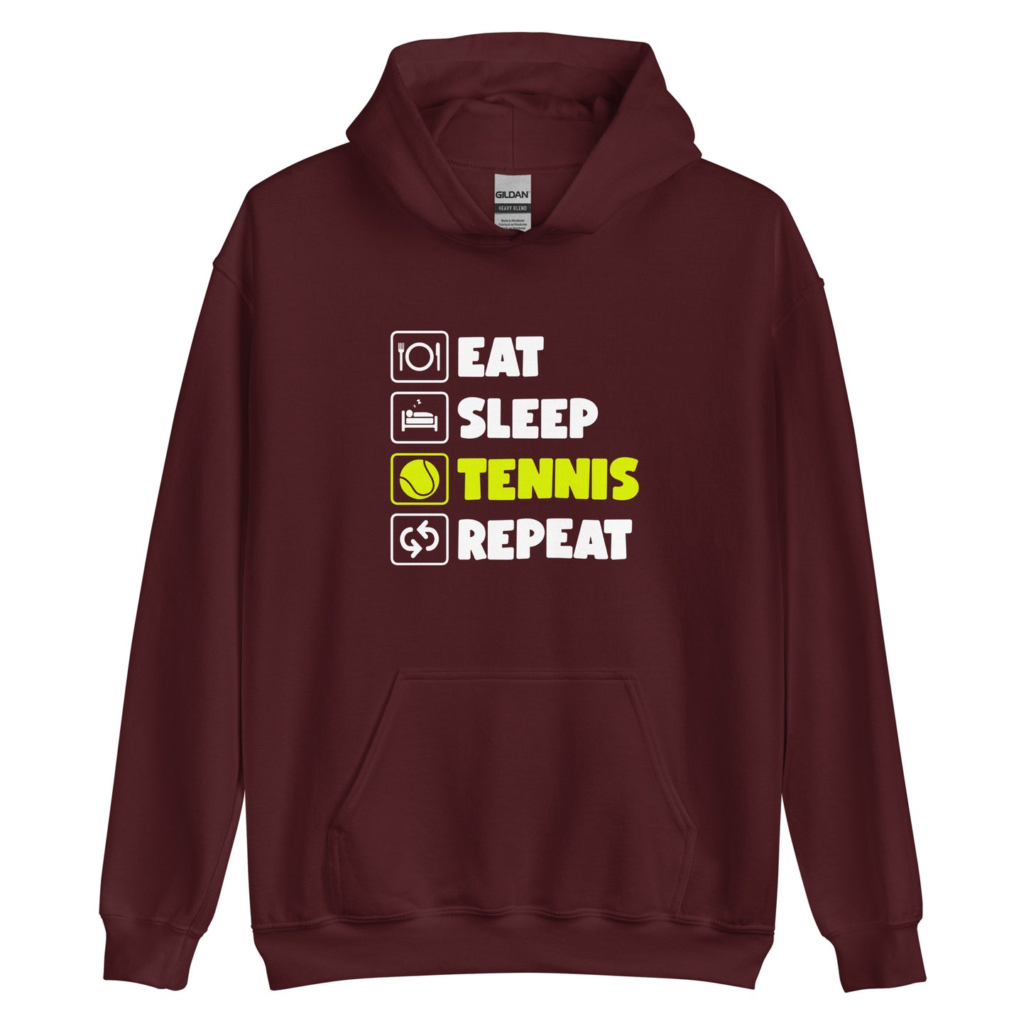 eat sleep tennis | Hoodie