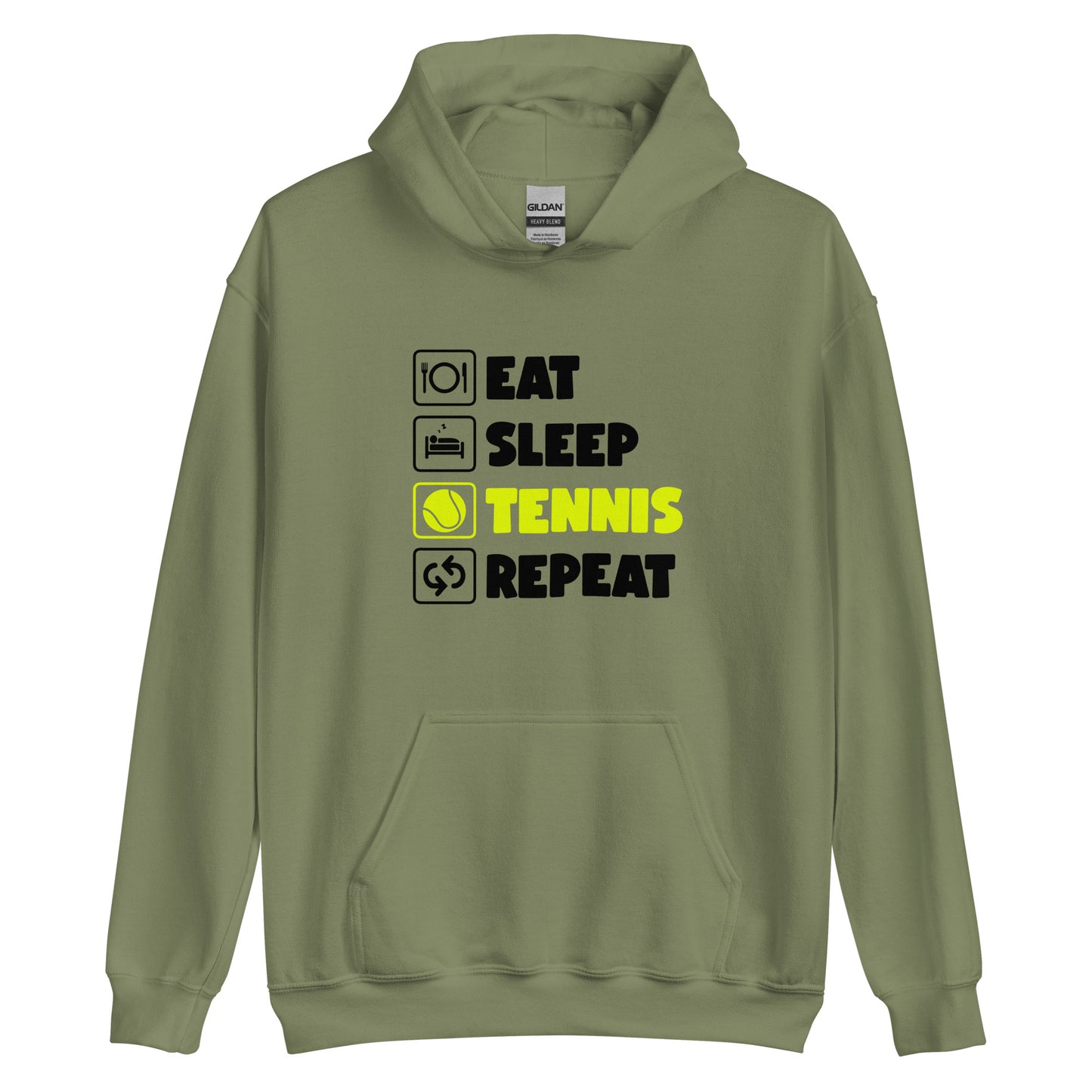 eat sleep tennis | Hoodie