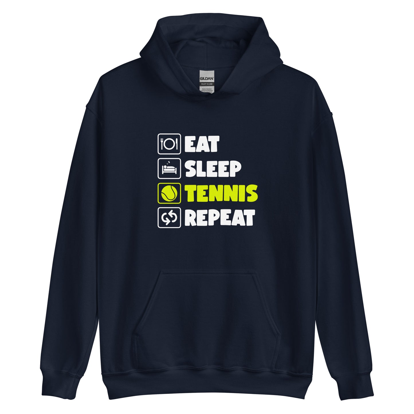 eat sleep tennis | Hoodie
