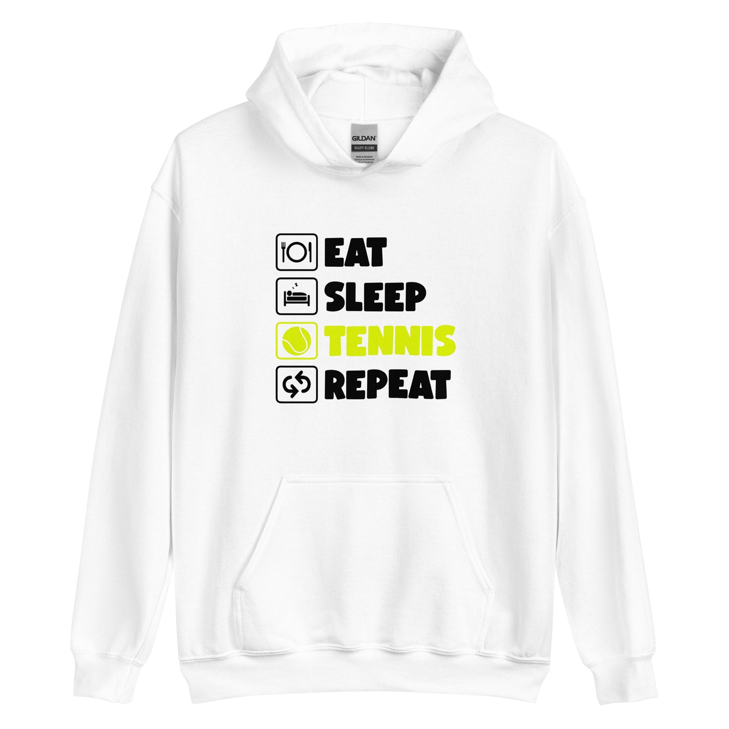 eat sleep tennis | Hoodie