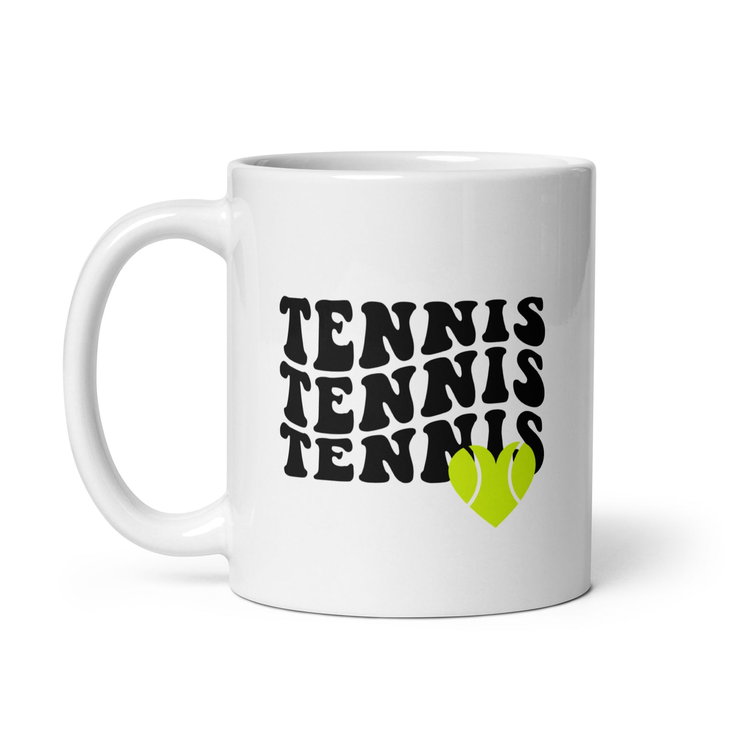 Tennisliebe | Tasse weiß
