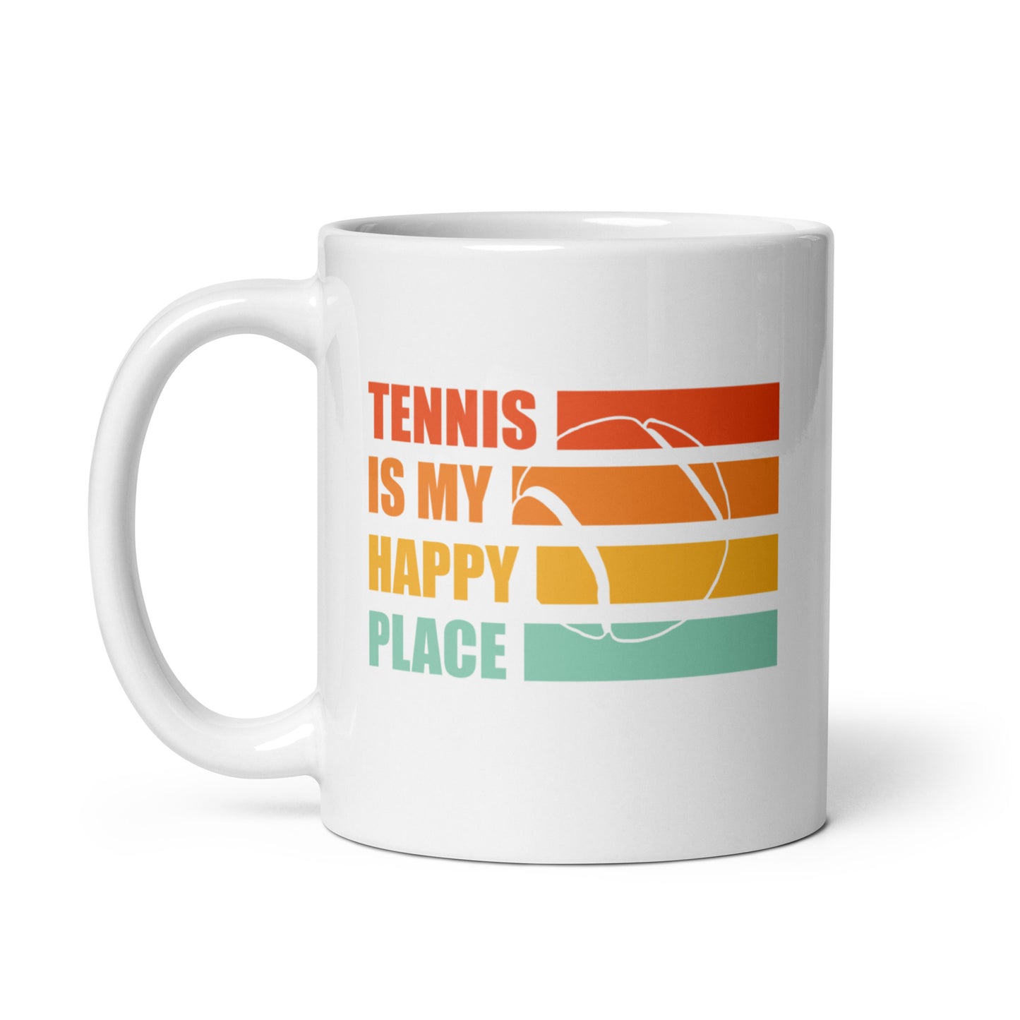 happy place | Tasse weiß