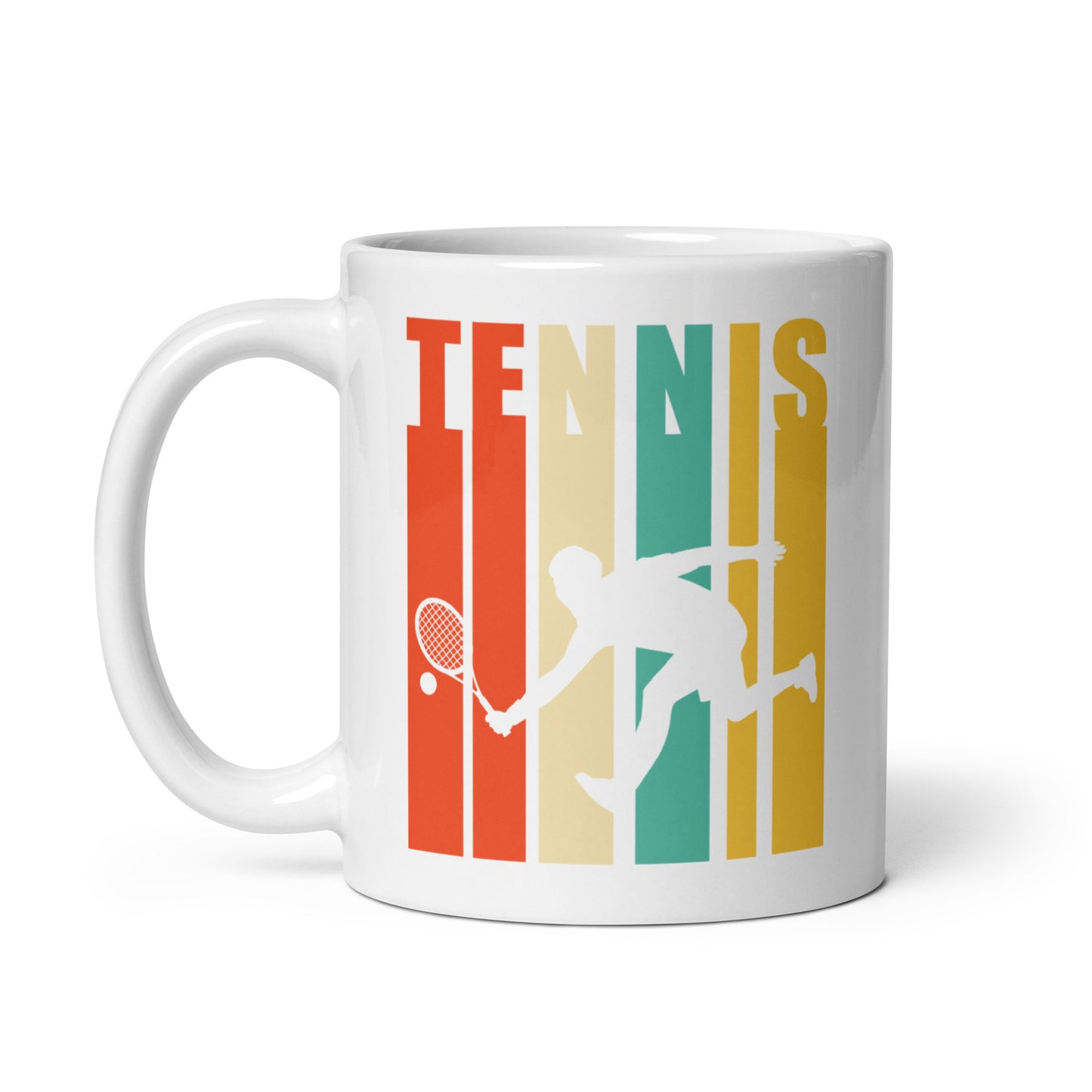Tennis retro | Tasse weiß