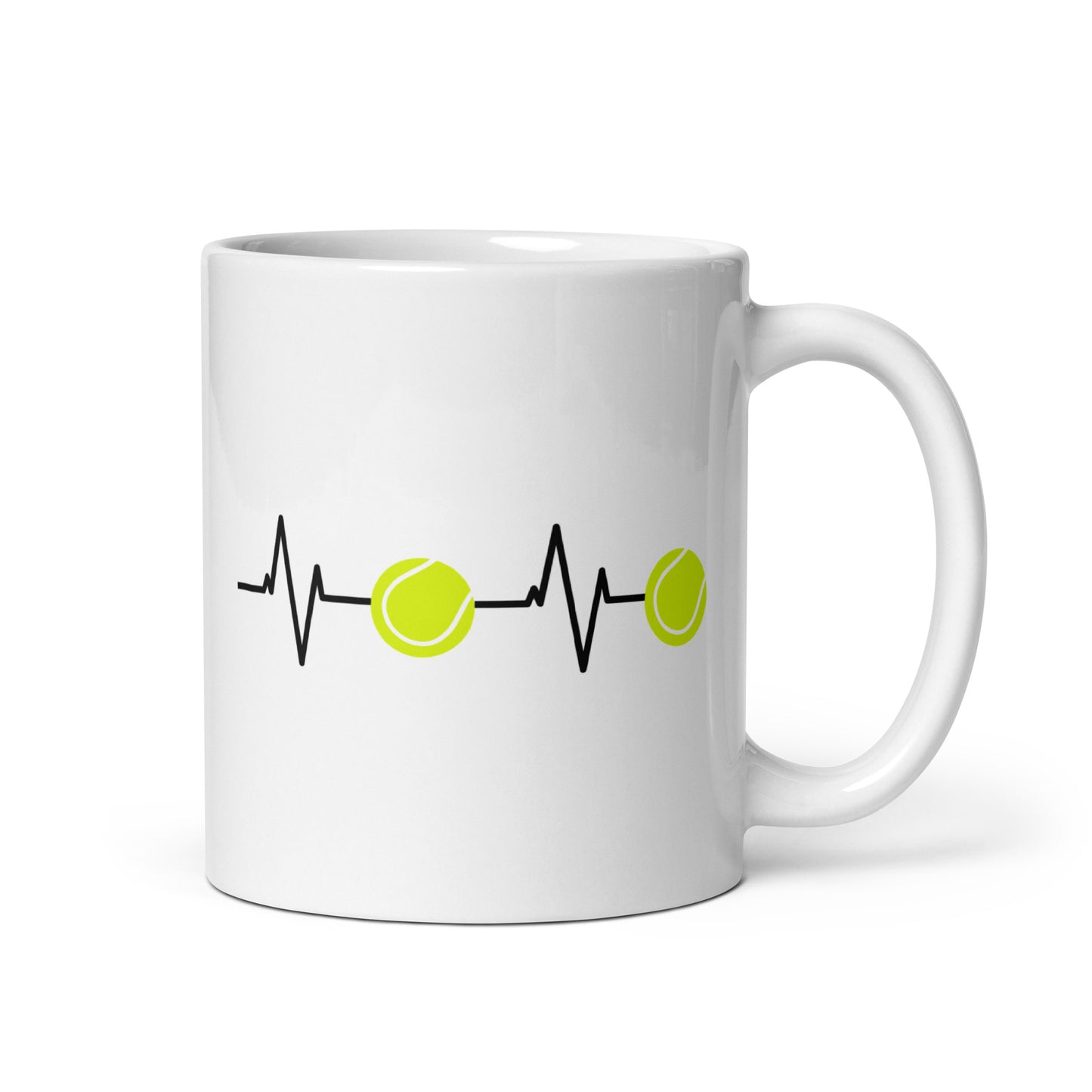 Herzschlag | Tasse weiß
