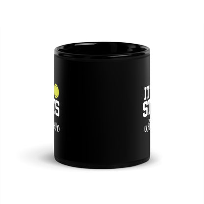 starts with love | Tasse schwarz