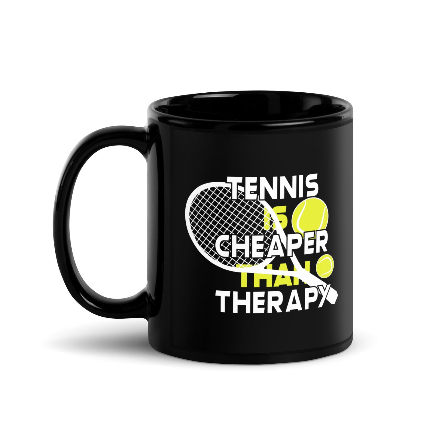 cheaper than than therapy | Tasse schwarz