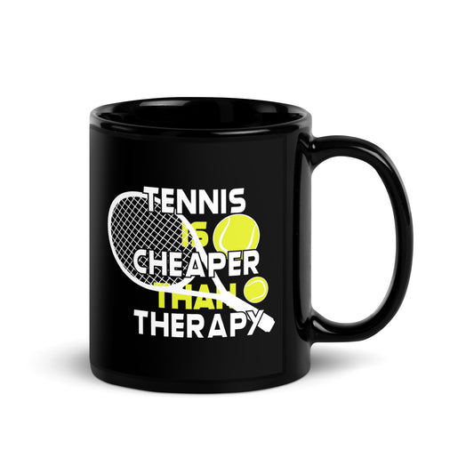 cheaper than than therapy | Tasse schwarz