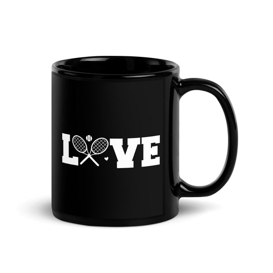 Love | Tasse schwarz