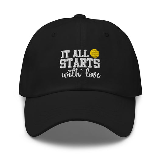 starts with love | Cap bestickt