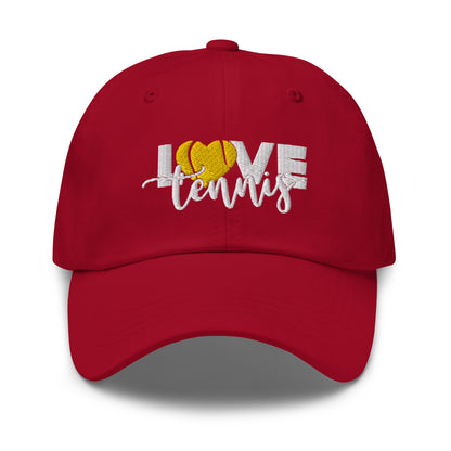 love tennis | Cap bestickt