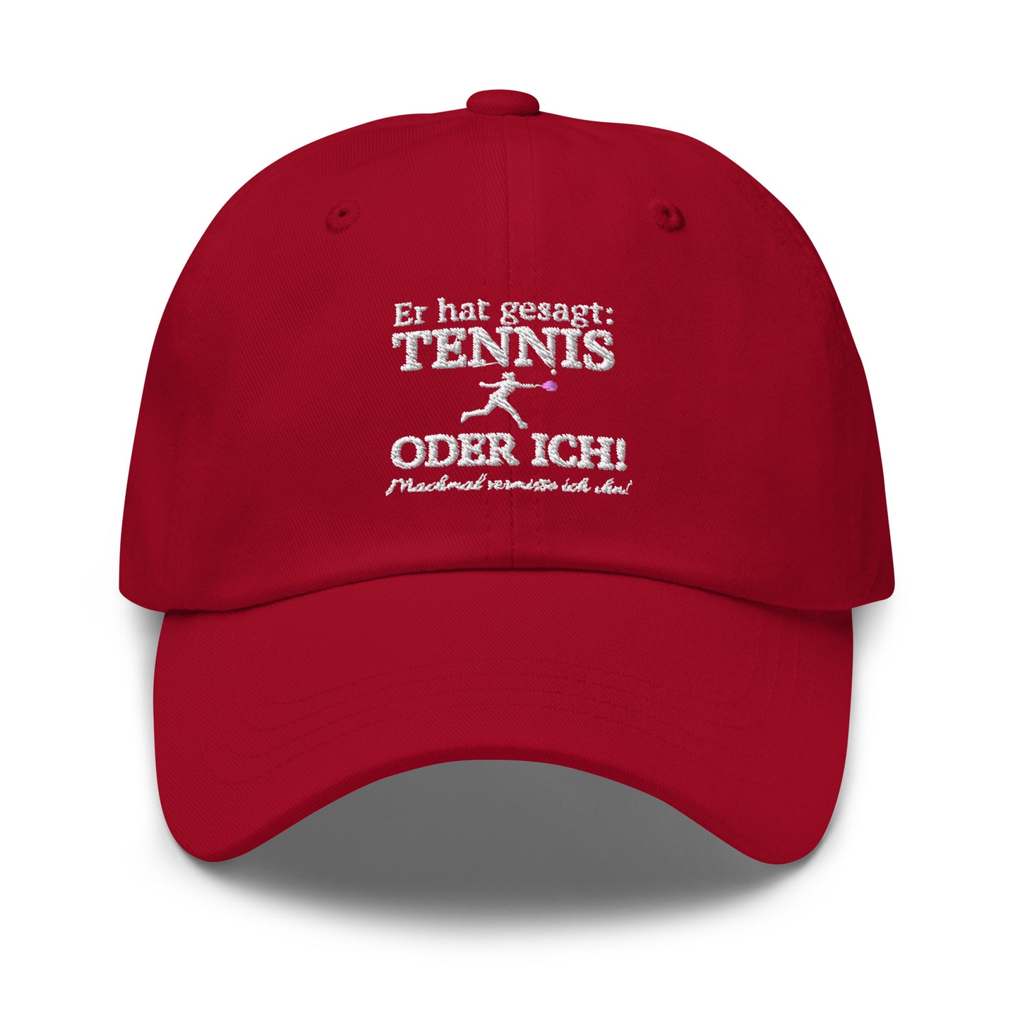 Tennis oder er | Cap bestickt