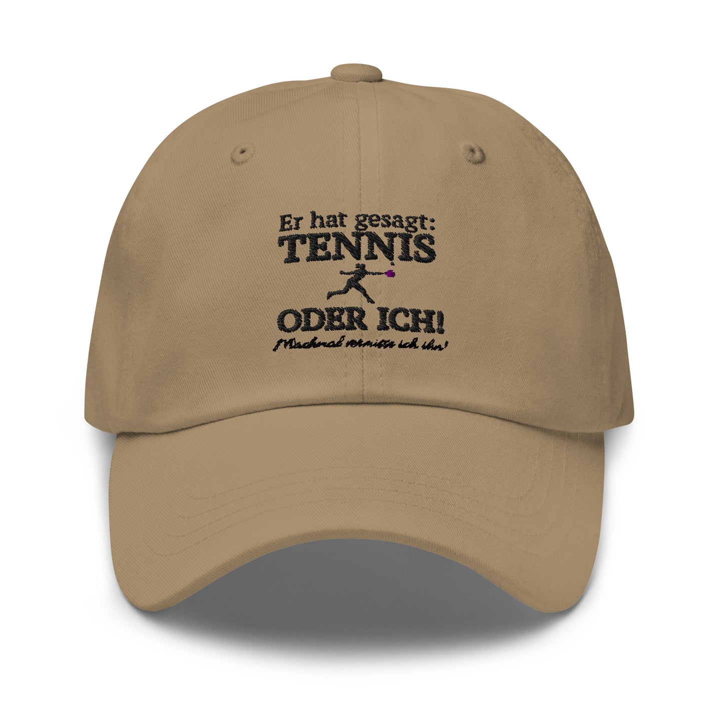 Tennis oder er | Cap bestickt