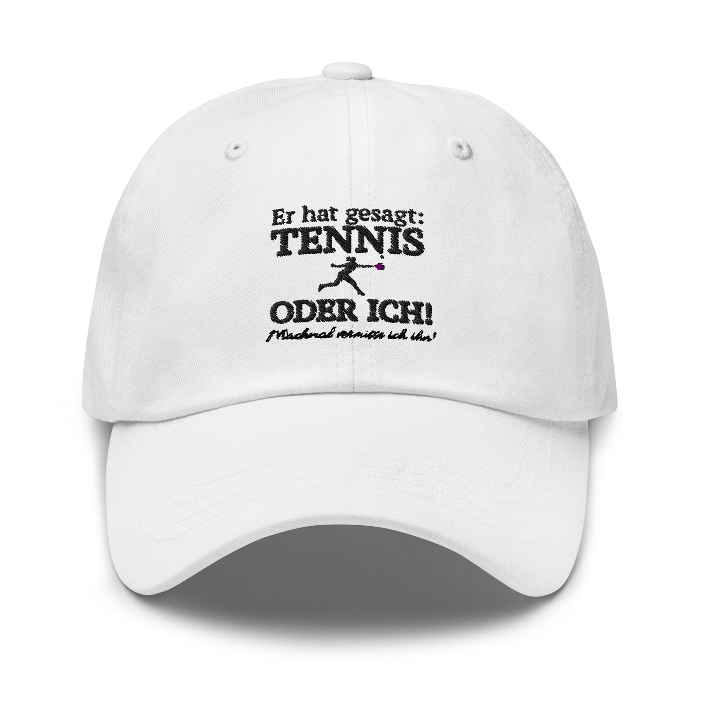 Tennis oder er | Cap bestickt