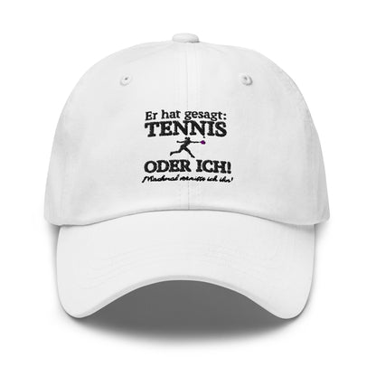Tennis oder er | Cap bestickt