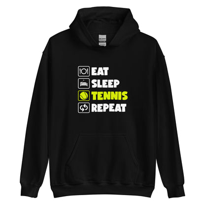 eat sleep tennis | Hoodie
