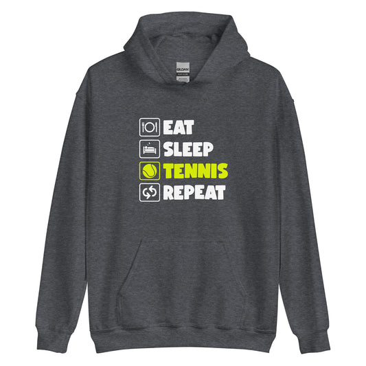 eat sleep tennis | Hoodie