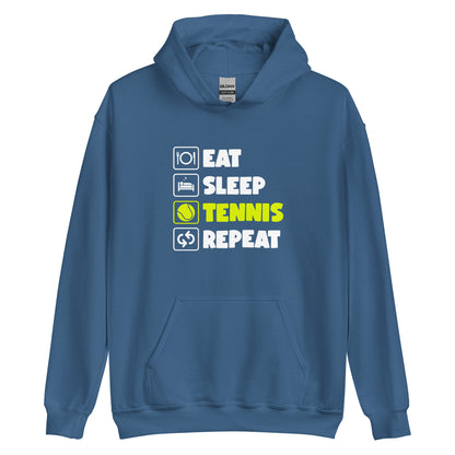 eat sleep tennis | Hoodie