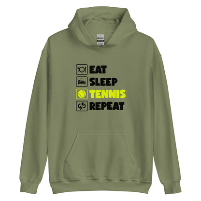 eat sleep tennis | Hoodie