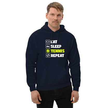 eat sleep tennis | Hoodie