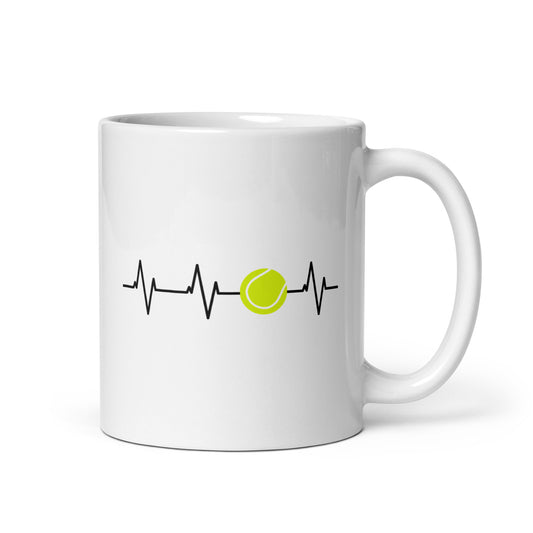 Herzschlag | Tasse weiß