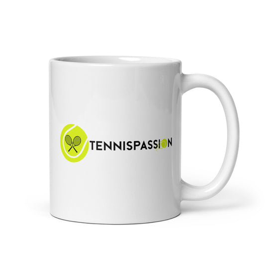 Tennispassion | Tasse weiß