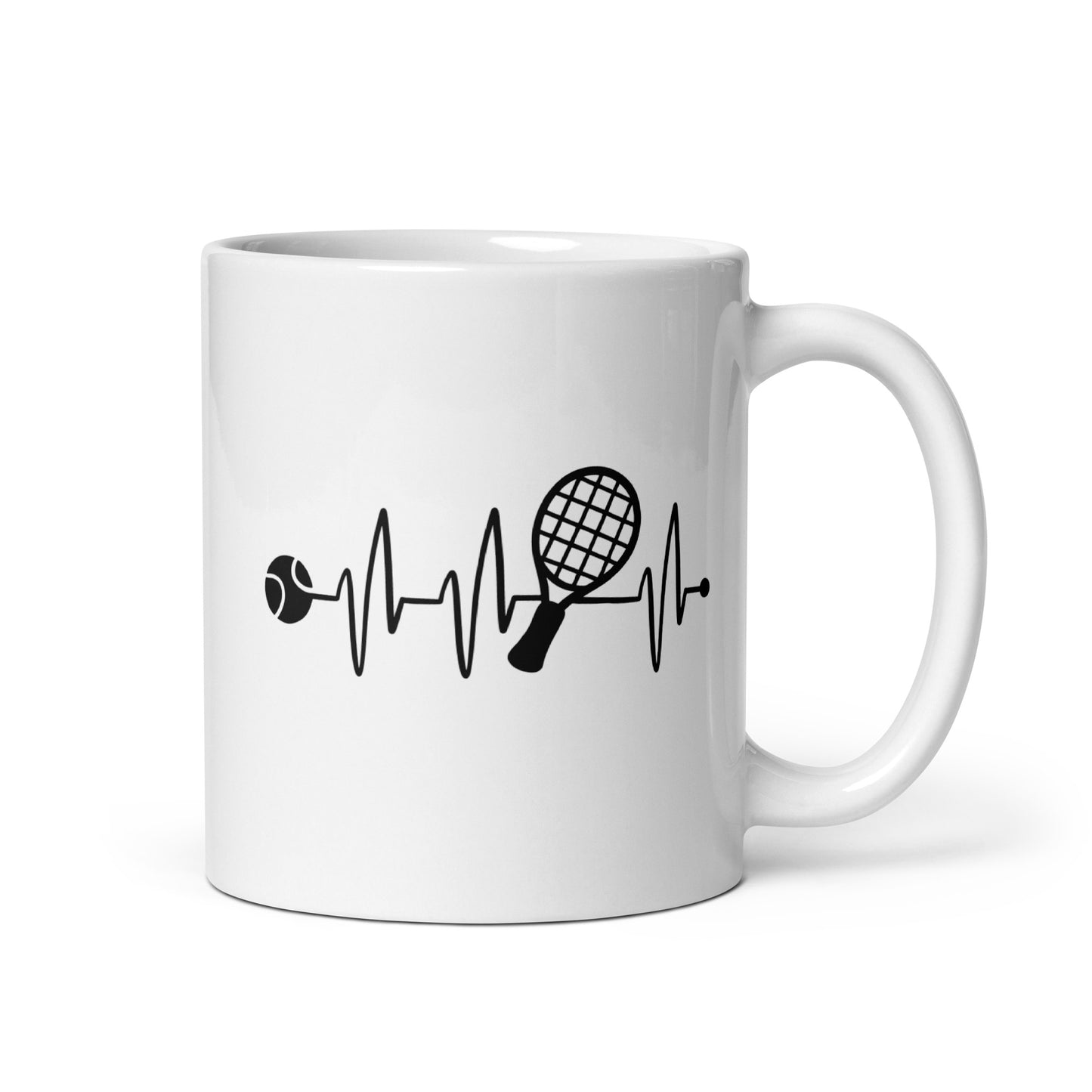 Herzschlag | Tasse weiß
